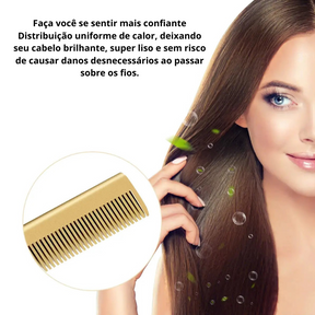 Pente Alisador Elétrico de Titânio - Belle Argus