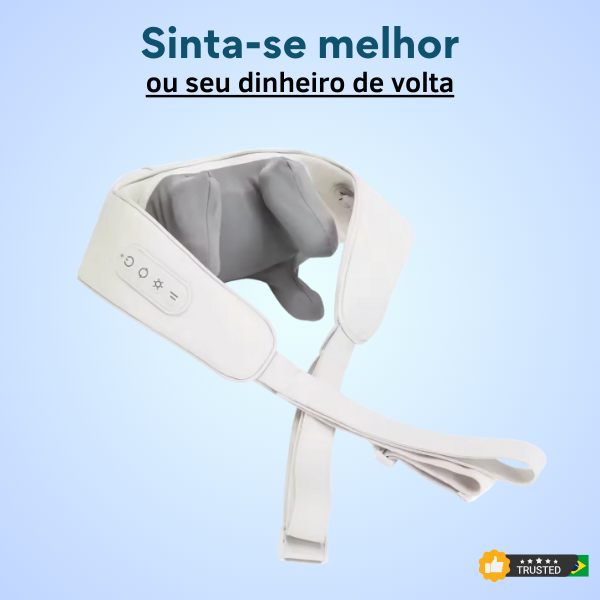 Massageador CalminZen® Para Pescoço, Costas, Pernas e Ombro