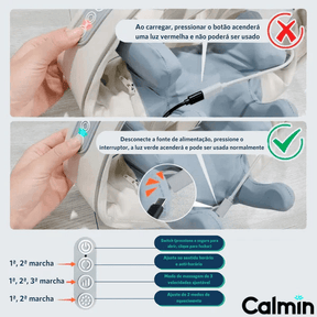 Massageador CalminZen® Para Pescoço, Costas, Pernas e Ombro