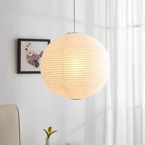 Lustre Pendente Japonês de Papel Estilo Oriental