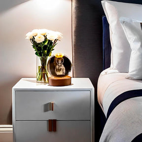 Luminária Religiosa - Bola de Cristal Jesus Cristo