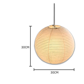Lustre Pendente Japonês de Papel Estilo Oriental