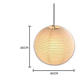 Lustre Pendente Japonês de Papel Estilo Oriental