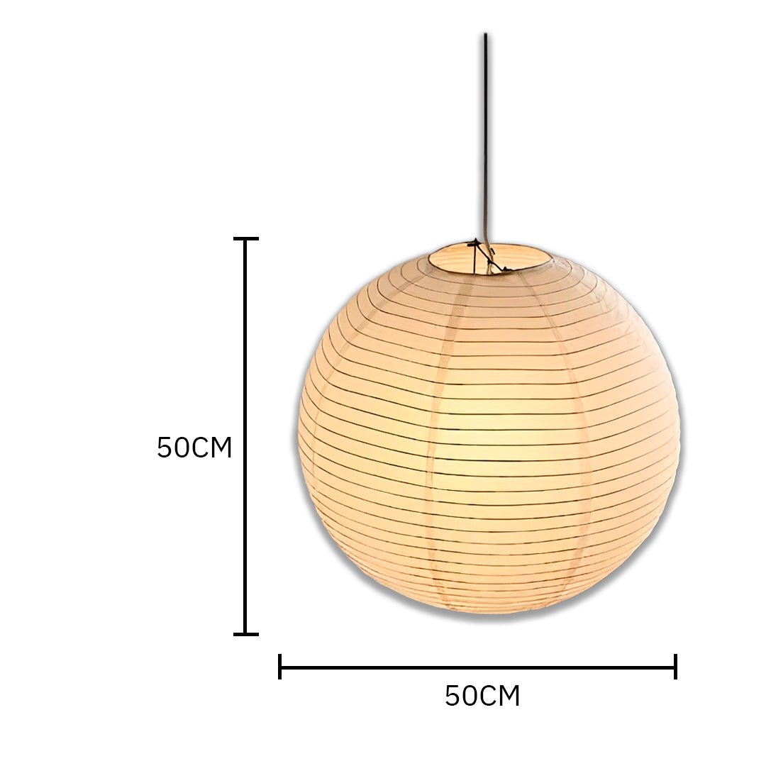 Lustre Pendente Japonês de Papel Estilo Oriental