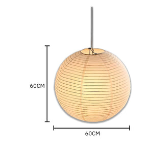 Lustre Pendente Japonês de Papel Estilo Oriental